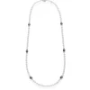 Fusion Akoya Cultured Pearl and Black South Sea Cultured Pearl Necklace