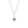 Golden South Sea Cultured Pearl Pendant