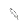 Akoya Cultured Pearl and Diamond Ear Cuff in 18K White Gold