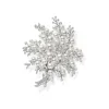 Akoya Cultured Pearl and Diamond Brooch set in 18K White Gold