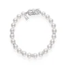 Akoya Cultured Pearl and Diamond Bracelet