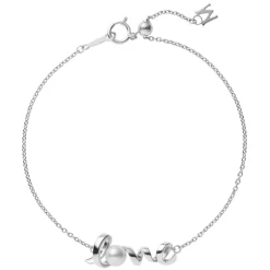 Akoya Cultured Pearl Bracelet in 18K White Gold