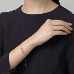 Akoya Cultured Pearl Bracelet in 18K Pink Gold