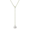Akoya Cultured Pearl Drop Pendant in 18K Yellow Gold