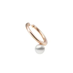 Akoya Cultured Pearl Ear Cuff in 18K Pink Gold