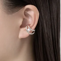 Akoya Cultured Pearl Ear Cuff