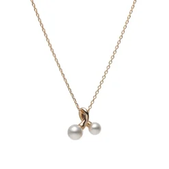 Akoya Cultured Pearl Pendant - 18K Yellow Gold