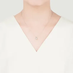 Akoya Cultured Pearl Pendant in 18K White Gold