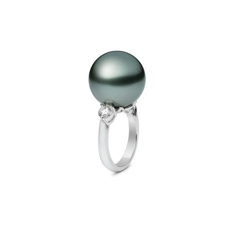 Black South Sea Cultured Pearl Classic Ring