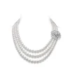 Blooming Delight Akoya Cultured Pearl Necklace with Detachable Diamond Brooch