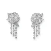 Blooming Delight Diamond Earrings in 18K White Gold