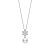 Classic Akoya Cultured Pearl and Diamond Pendant