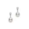 Classic Drop Earrings, Akoya Pearl Earrings - Mikimoto