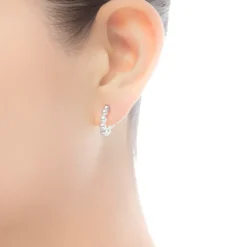Cluster Akoya Cultured Pearl Earrings in 18K Yellow Gold