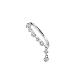 Diamond Ear Cuff in 18K White Gold
