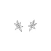 Diamond Earrings in 18K White Gold