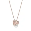 Les Pétales Place Vendôme Akoya Cultured Pearl Pendant in 18K Pink Gold