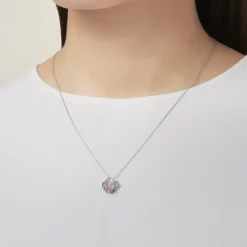 Les Pétales Place Vendôme Sapphire and Diamond Pendant