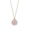 LUCKY ARROWS Mother of Pearl Pendant in 18K Pink Gold