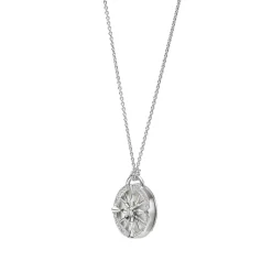 LUCKY ARROWS Mother of Pearl and Diamond Pendant