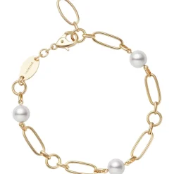 M Code Akoya Cultured Pearl Bracelet in 18K White Gold