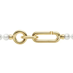 M Code Akoya Cultured Pearl Necklace with 18K Yellow Gold Clasp
