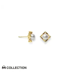 M Collection Akoya Cultured Pearl Earrings