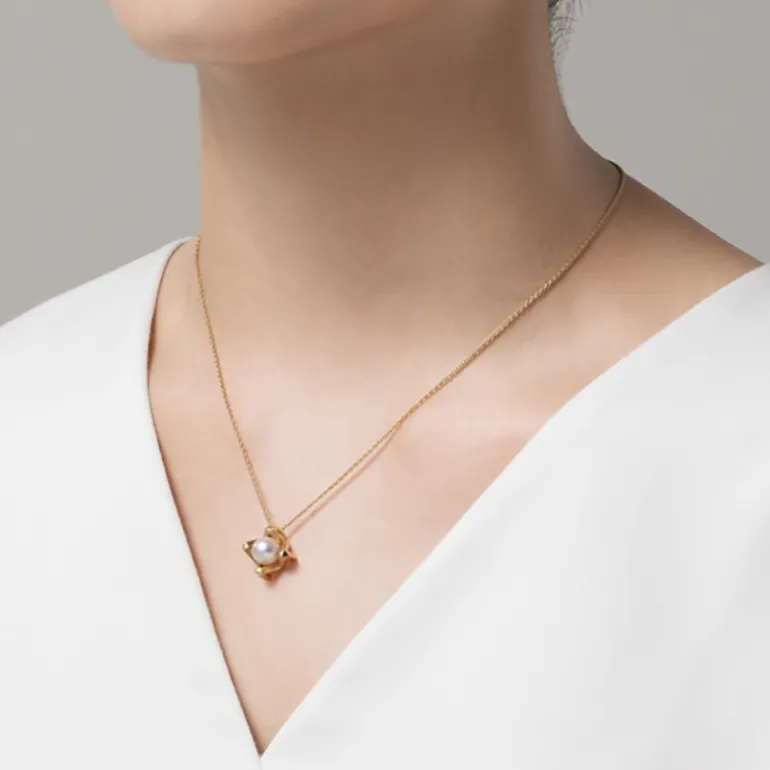 M Collection Akoya Cultured Pearl Pendant