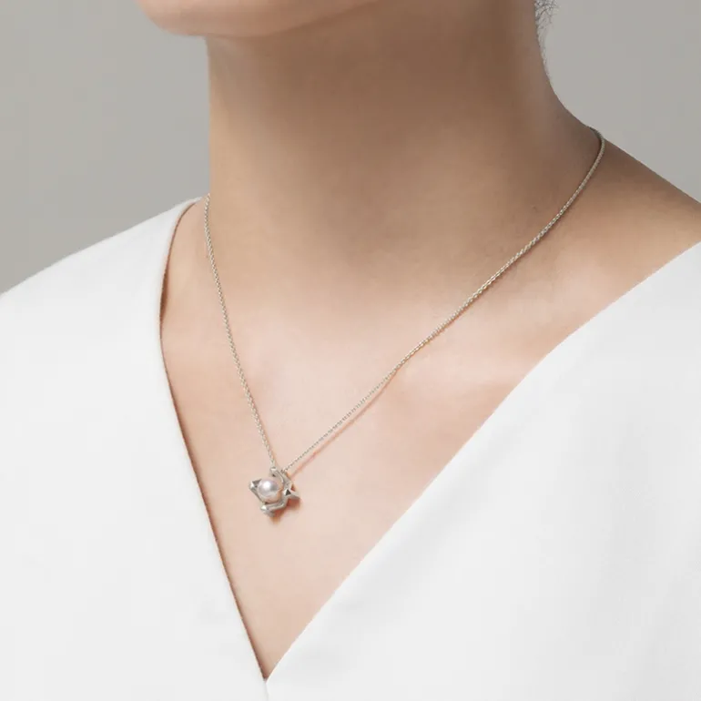 M Collection Akoya Cultured Pearl Pendant