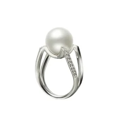 M Collection White South Sea Cultured Pearl Ring