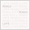 Mikimoto Signature Silk Scarf in Pearl White