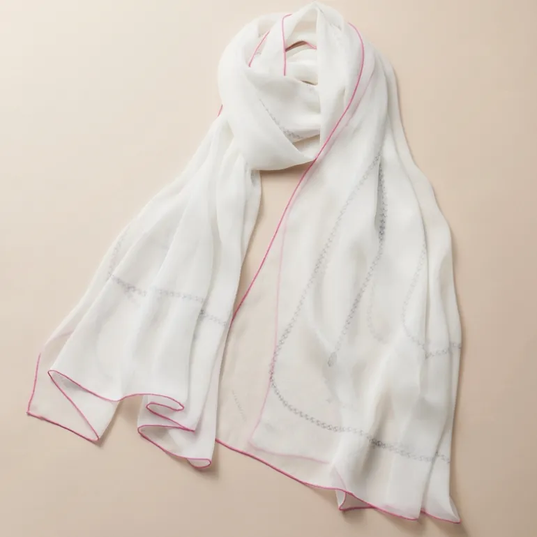 Mikimoto Signature Silk Stole
