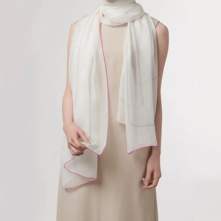 Mikimoto Signature Silk Stole