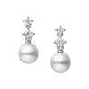 Morning Dew Akoya Cultured Pearl Drop Earrings