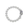 Ocean Collection Sapphire and Diamond Circle Bracelet in 18K White Gold