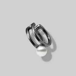 Passionoir Akoya Cultured Pearl Ear Cuff MEQ10188AXXS | MIKIMOTO