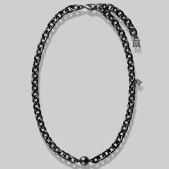 Passionoir Black South Sea Cultured Pearl Necklace MPQ10162BXXS | MIKIMOTO