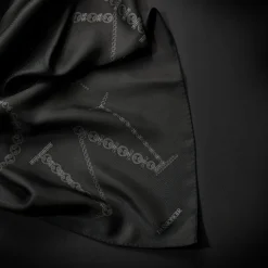 Passionoir Silk Printed Scarf MYT10032SCARFPN | MIKIMOTO