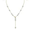 Pearls in Motion Akoya Cultured Pearl Necklace in Yellow Gold