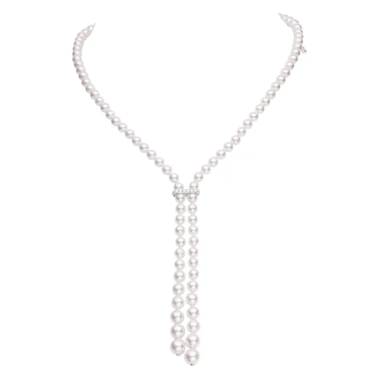 25" Convertible Graduated Akoya Necklace