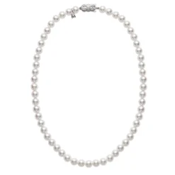 Strand Pearl Necklace, 18 Inch Strand Necklace - Mikimoto