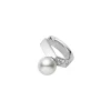 Universe Elements Akoya Cultured Pearl and Diamond Ear Cuff in 18K White Gold